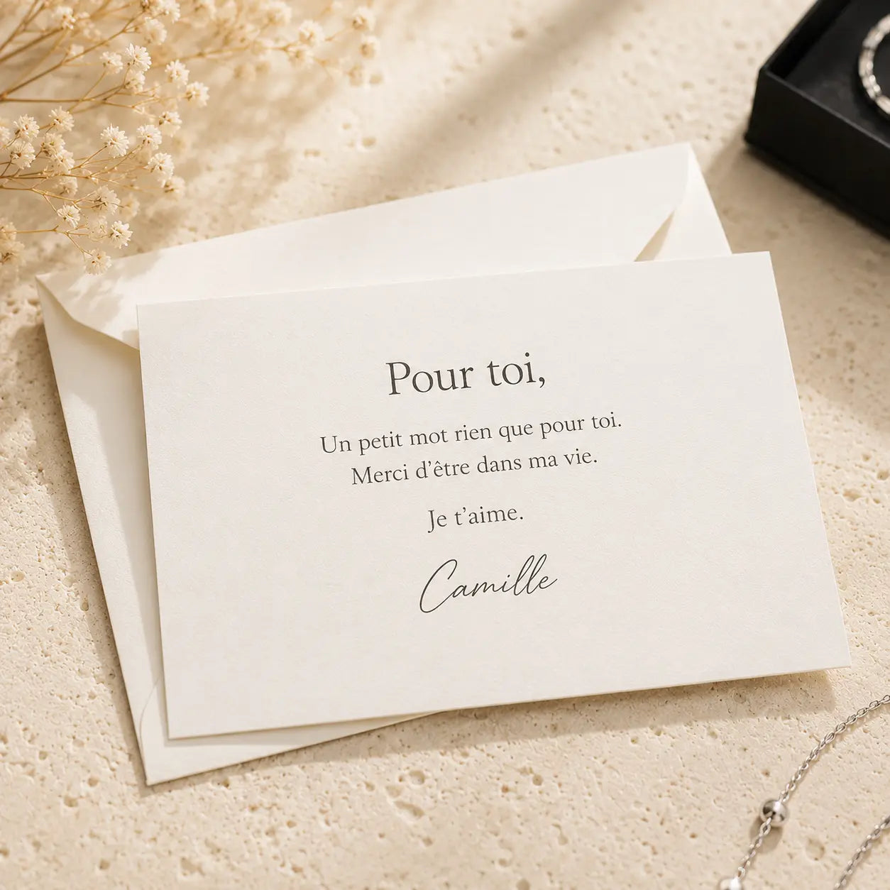 Carte message personnalisée byLivia