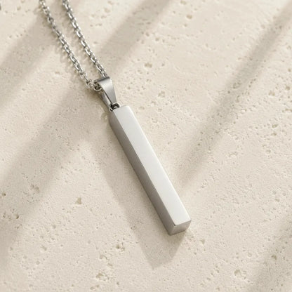 Pendentif personnalisé, gravé avec texte et prénom