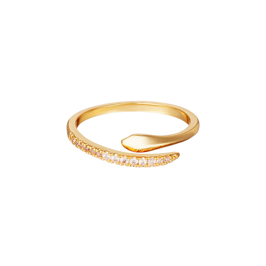 Bague femme ajustable Little Snake