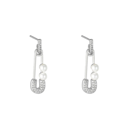 Boucles d'oreilles épingle à nourrice