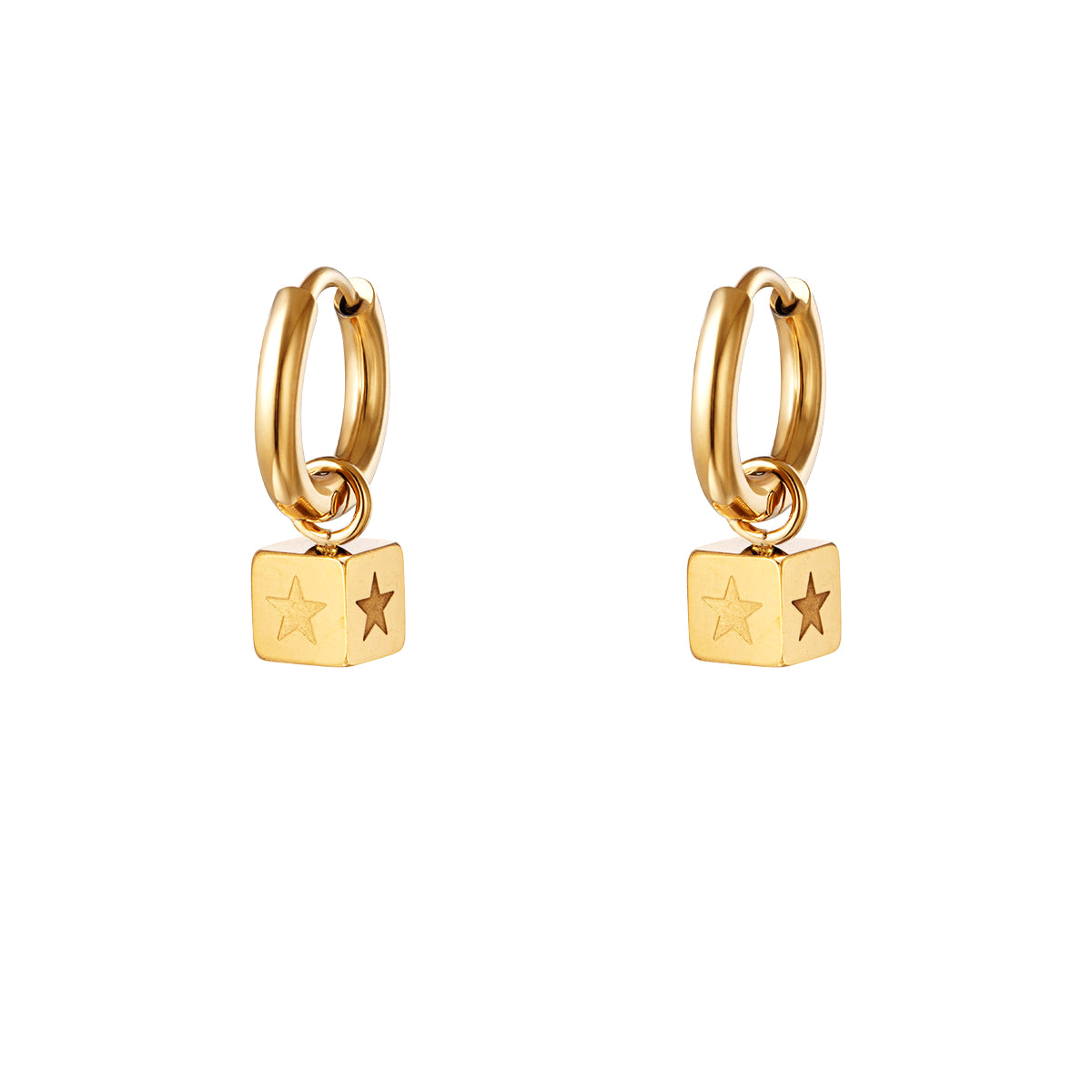 Boucles d'oreilles femme Magic Cube