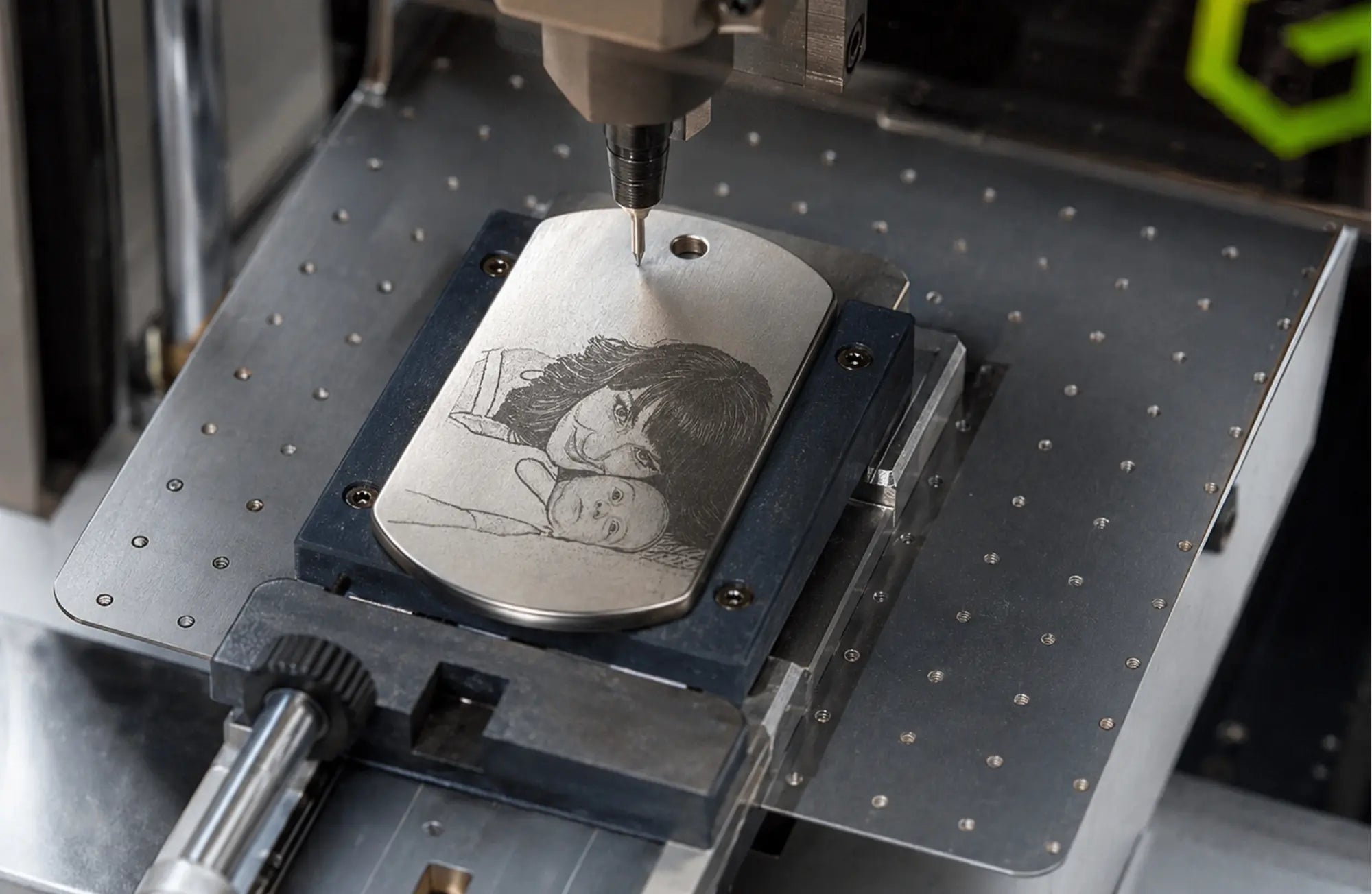 Gros plan d'une gravure byLivia